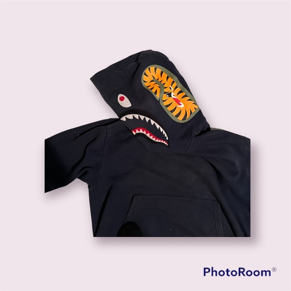 Bape Vintage Wash Hoodie Navy - Picture 3 of 9